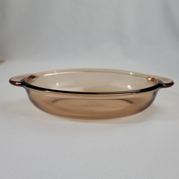 Corningware Visions Oval Amber Glass V- 14-B Dish - Picture 5 of 11